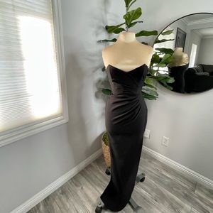Nookie Dresses | Nookie Long Black Strapless